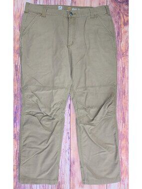 Carhartt Mens Full Swing Relaxed Fit Beige Pants 40x30